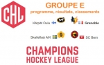 CHL: matchs et classements du groupe de Grenoble après la 4e journée